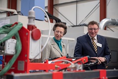 HRH the Princess Royal visits Stainless Metalcraft - March 2019